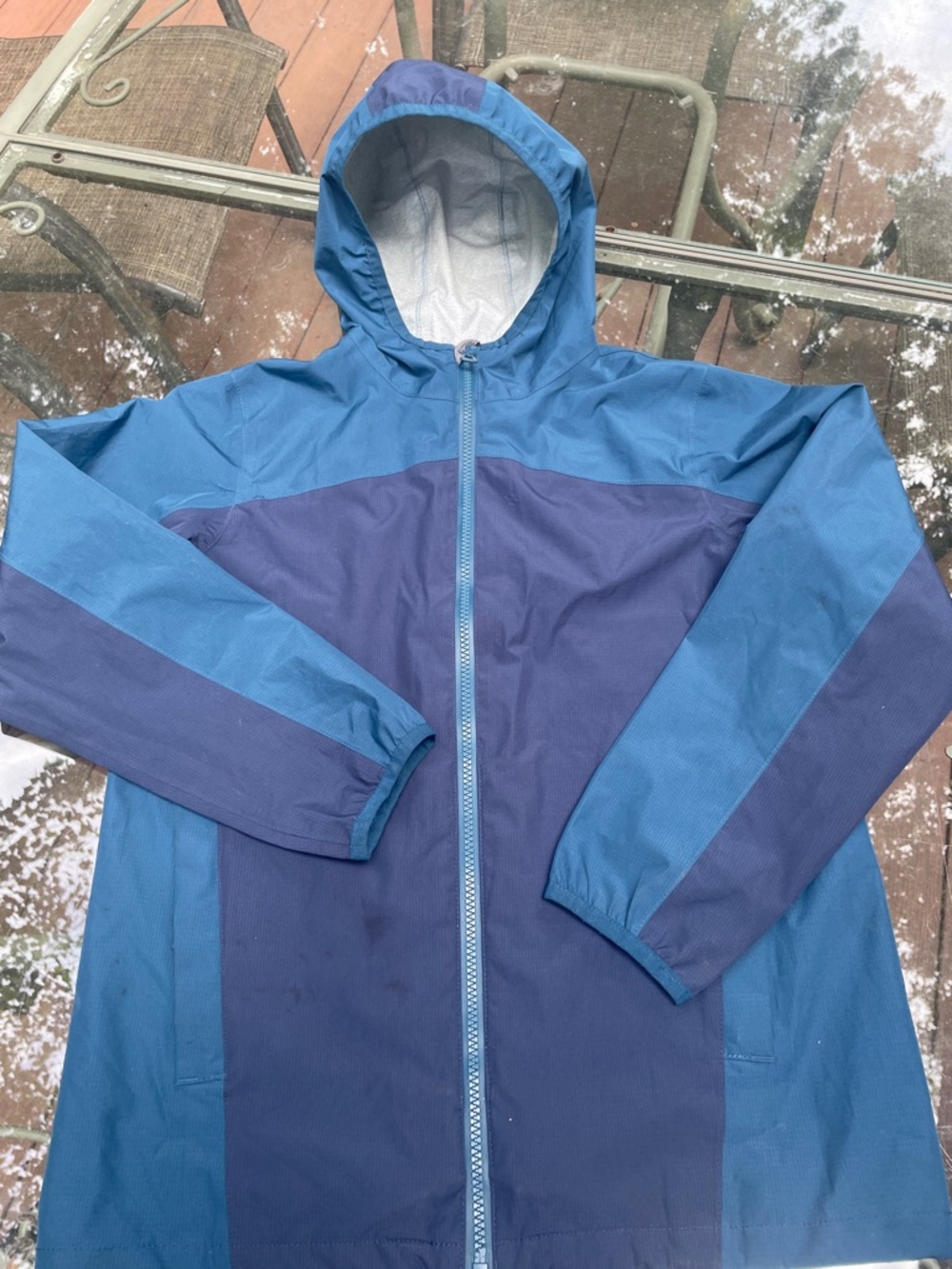 Lands’ End Boys Raincoat Sz 10-12